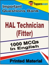 HAL Technician (Fitter) Book in English - Objective MCQ