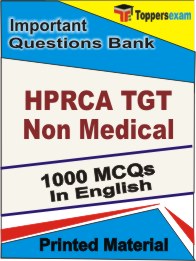 HPRCA TGT Non Medical Book in English - Objective MCQ