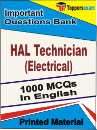 HAL Technician (Electrical) Book in English - Objective MCQ