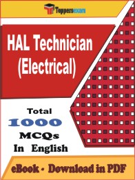 HAL Technician (Electrical) PDF Book In English - MCQ / Objective Questions