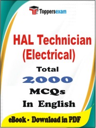 HAL Technician (Electrical) PDF Book In English - MCQ / Objective Questions