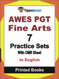 AWES PGT Fine Arts Book in English - Practice Set