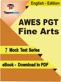 AWES PGT Fine Arts PDF Book In English - Mock Test/Practice Set