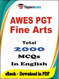 AWES PGT Fine Arts PDF Book In English - MCQ / Objective Questions