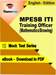 MPESB ITI Training Officer (Mathematics/Drawing) PDF Book In English - Mock Test/Practice Set
