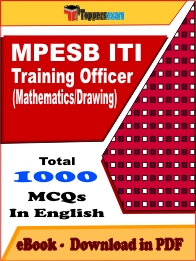 MPESB ITI Training Officer (Mathematics/Drawing) PDF Book In English - MCQ / Objective Questions