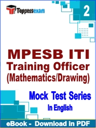 MPESB ITI Training Officer (Mathematics/Drawing) PDF Book In English - Question Paper
