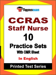 CCRAS Staff Nurse Book in English - Practice Set