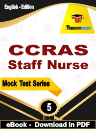 CCRAS Staff Nurse PDF Book In English - Practice Set