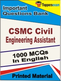 CSMC Civil Engineering Assistant Book in English - Objective MCQ