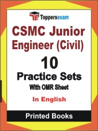 CSMC Junior Engineer (Civil) Book in English - Practice Set