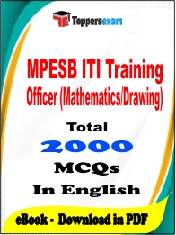 MPESB ITI Training Officer (Mathematics/Drawing) PDF Book In English - MCQ / Objective Questions