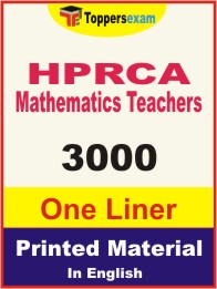 HPRCA Mathematics Teachers One Liner Book in English