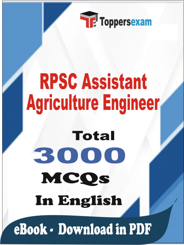 RPSC Assistant Agriculture Engineer PDF Book In English - MCQ / Objective Questions