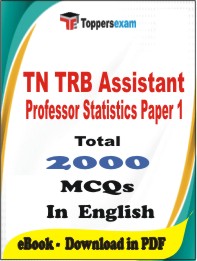 TN TRB Assistant Professor Statistics (Paper-1) PDF Book In English - MCQ / Objective Questions