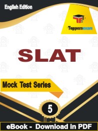 SLAT Test PDF Book In English - Practice Set