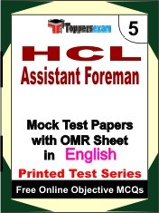 HCL Assistant Foreman Exam Mock Test Papers (Book) in English