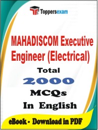 MAHADISCOM Executive Engineer (Electrical) PDF Book In English - MCQ / Objective Questions