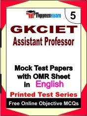 GKCIET Assistant Professor Exam Mock Test Papers (Book) in English