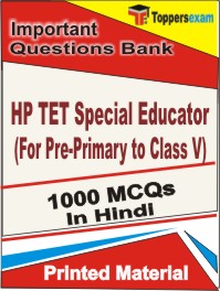 HP TET Special Educator (For Pre-Primary to Class V) Book in Hindi - Objective MCQ