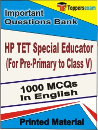 HP TET Special Educator (For Pre-Primary to Class V) Book in English - Objective MCQ