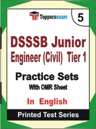 DSSSB Junior Engineer (Civil) Tier-1 Book in English - Mock Test / Practice Set