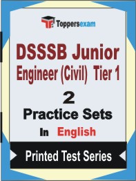 DSSSB Junior Engineer (Civil) Tier-1 Book in English - Question Paper / Practice Set