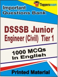 DSSSB Junior Engineer (Civil) Tier-1 Book in English - Objective MCQ