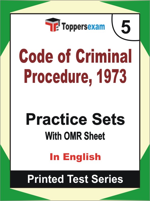 Code of Criminal Procedure, 1973 Book in English - Mock Test / Practice Set