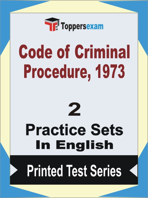 Code of Criminal Procedure, 1973 Book in English - Question Paper / Practice Set