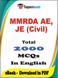 MMRDA AE, JE (Civil) PDF Book In English - MCQ / Objective Questions