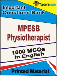 MPESB Physiotherapist Book in English - Objective MCQ