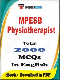 MPESB Physiotherapist PDF Book In English - MCQ / Objective Questions