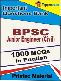 BPSC Junior Engineer (Civil) Book in English - Objective MCQ