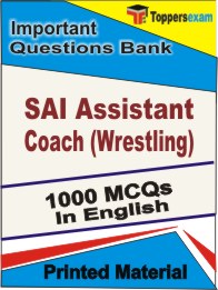 SAI Assistant Coach (Wrestling) Book in English - Objective MCQ