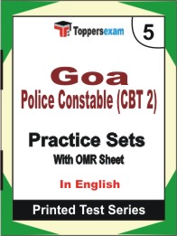 Goa Police Constable (CBT 2) Book in English - Mock Test / Practice Set