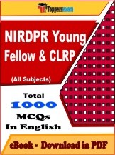 EBook of NIRDPR Young Fellow & CLRP Exam, PDF Format in English