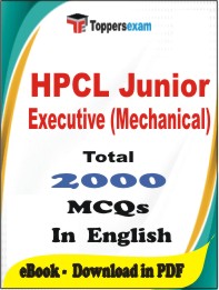 HPCL Junior Executive (Mechanical) PDF Book In English - MCQ / Objective Questions
