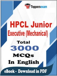 HPCL Junior Executive (Mechanical) PDF Book In English - MCQ / Objective Questions