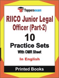 RIICO Junior Legal Officer (Part-2) Book in English - Practice Set