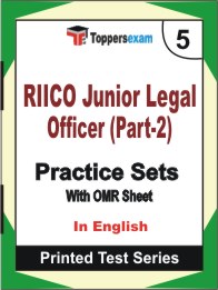 RIICO Junior Legal Officer (Part-2) Book in English - Mock Test / Practice Set