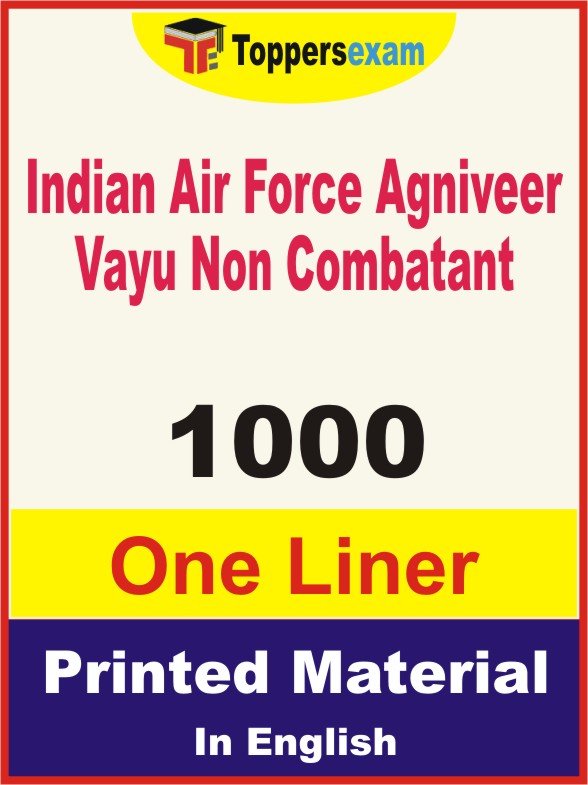 Indian Air Force Agniveer Vayu Non Combatant One Liner Book in English