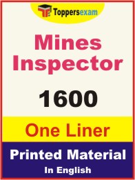 Mines Inspector One Liner Book in English