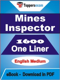 Mines Inspector One Liner Book PDF in English