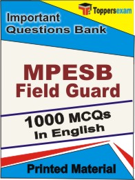 MPESB Field Guard Book in English - Objective MCQ