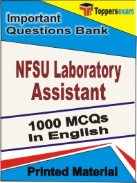 NFSU Laboratory Assistant Book in English - Objective MCQ