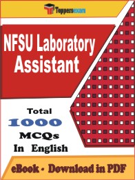 NFSU Laboratory Assistant PDF Book In English - MCQ / Objective Questions