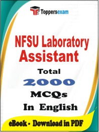 NFSU Laboratory Assistant PDF Book In English - MCQ / Objective Questions