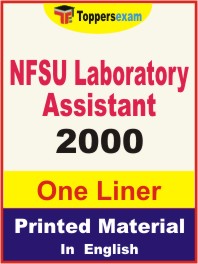 NFSU Laboratory Assistant One Liner Book in English