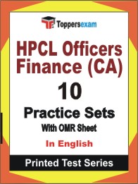 HPCL Officers Finance (CA) Book in English - Practice Set